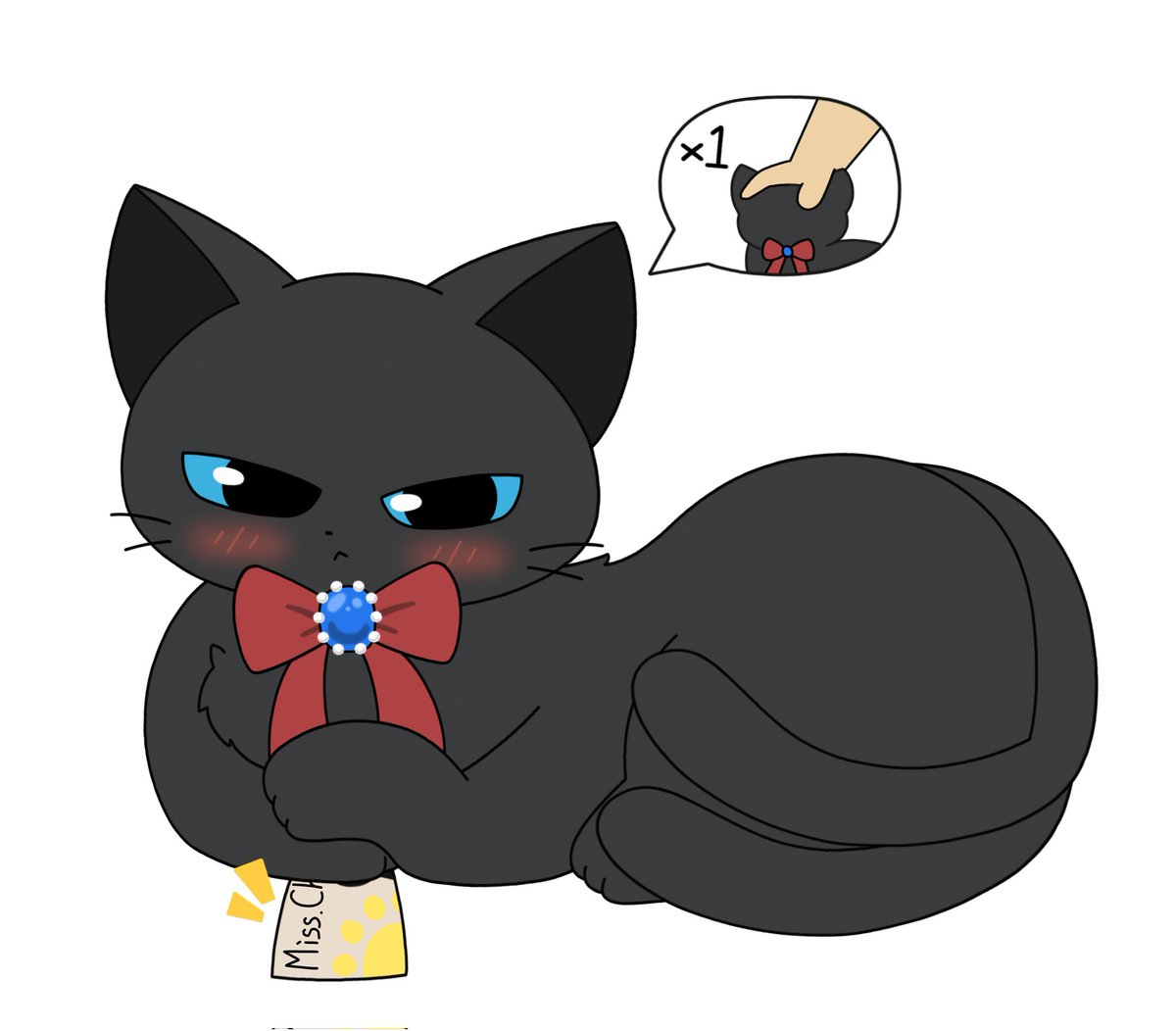 Caroltheduck's tweet image. Now you may pat the miss.Christine✋
#Arknights