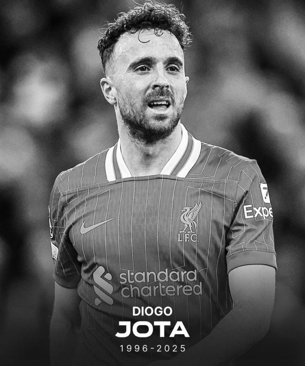 So sad….cant quite believe this, and two weeks after his wedding, absolutely heartbreaking, a great player for us and scored some important goals for LFC. 
RIP Diogo and YNWA. 😢😔💔
Keep singing his song loud at every game. ❤️