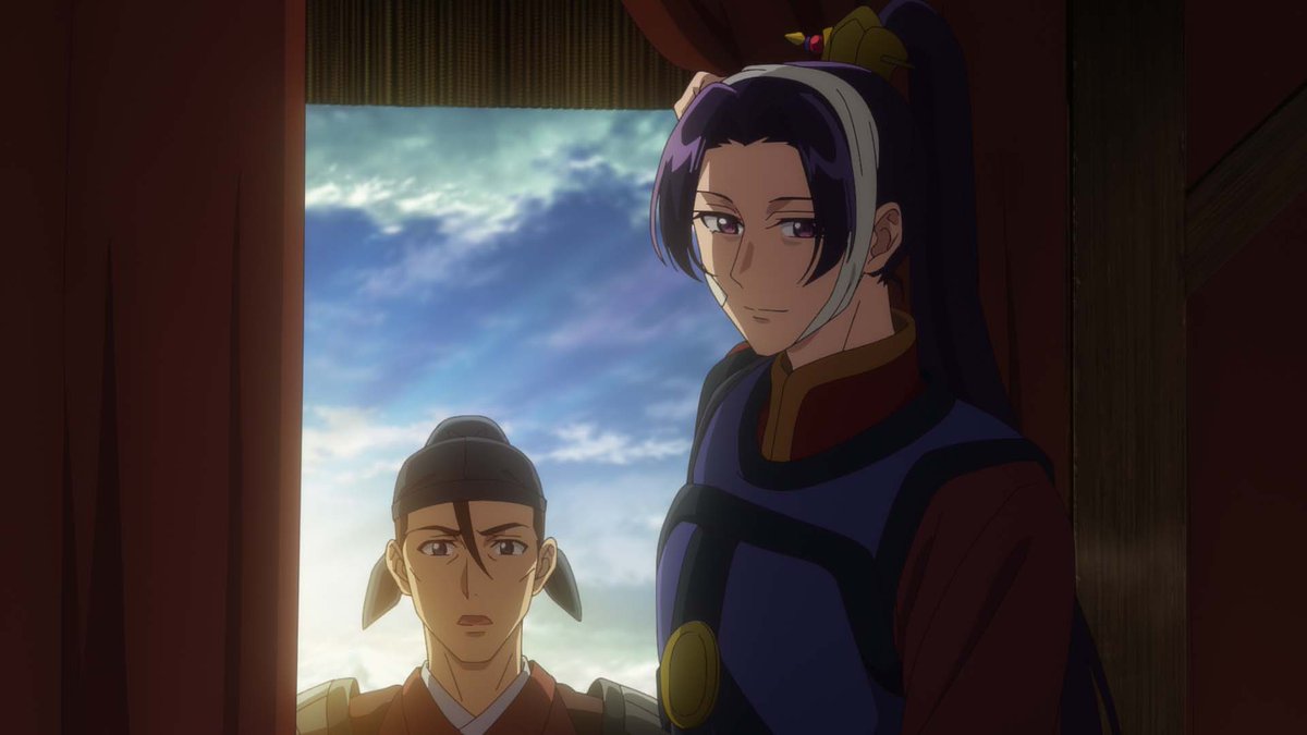 TVアニメ『#薬屋のひとりごと』
明日7月4日(金)23:00～
第48話「はじまり」放送🍃
最終回です！

子の一族の鎮圧が終わった夜明け頃、砦から運び出された子どもたちと一緒に眠る猫猫の元へやってきた壬氏。
楼蘭が命を懸けて守ったもの、託されたものについてそれぞれ考え始める――

お楽しみに🐈🌿