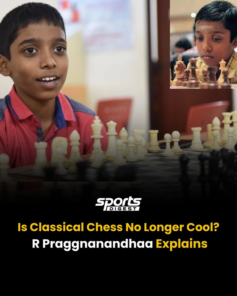 SportsDigestINT's tweet image. Is Classical Chess No Longer Cool? R Praggnanandhaa Explains

Full Story⤵️
sportsdigest.in/is-classical-c…

#Praggnanandhaa #ClassicalChess #ChessCommunity #ChessDebate #FutureOfChess #ChessTalk #ChessInsights