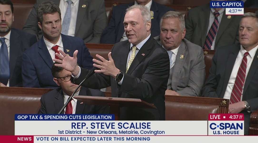 CSPAN (@cspan) on Twitter photo Watch C-SPAN for LIVE, unedited and commercial-free coverage of the U.S. House as it nears final vote on Senate-passed GOP tax and spending cuts bill with the goal of getting it to President Trump's desk for his signature by Friday, July 4. c-span.org/event/us-house… Watch C-SPAN for LIVE, unedited and commercial-free coverage of the U.S. House as it nears final vote on Senate-passed GOP tax and spending cuts bill with the goal of getting it to President Trump's desk for his signature by Friday, July 4. c-span.org/event/us-house…