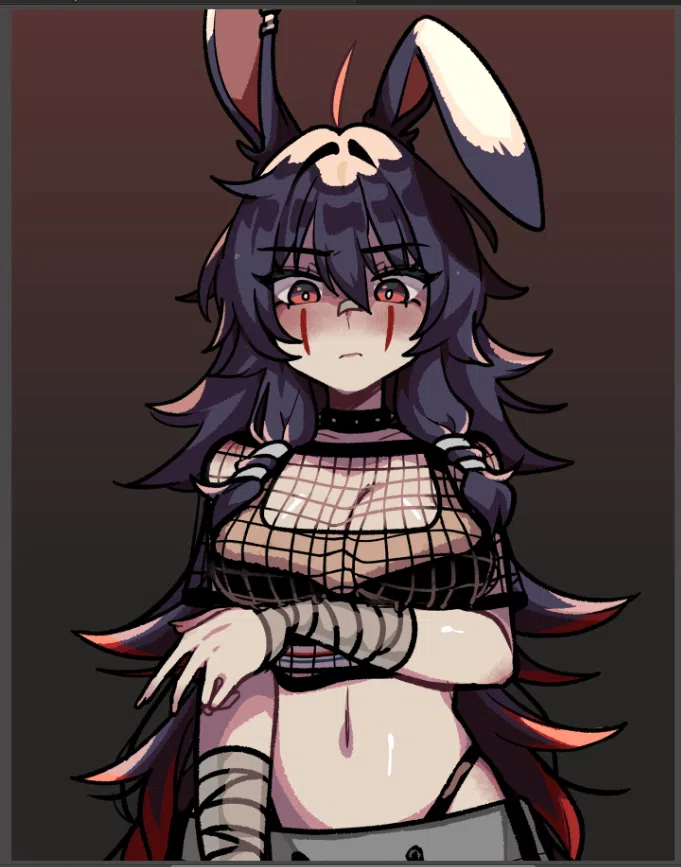 THis is one of my ocs! their name is Necro, they're just some gothic ghost bunny (yeah they're a ghost/spirit)

Artist for first and third is @/kwkunai, second @/Shiimidori and fourth one is @/_bun444, all of them are on vgen!