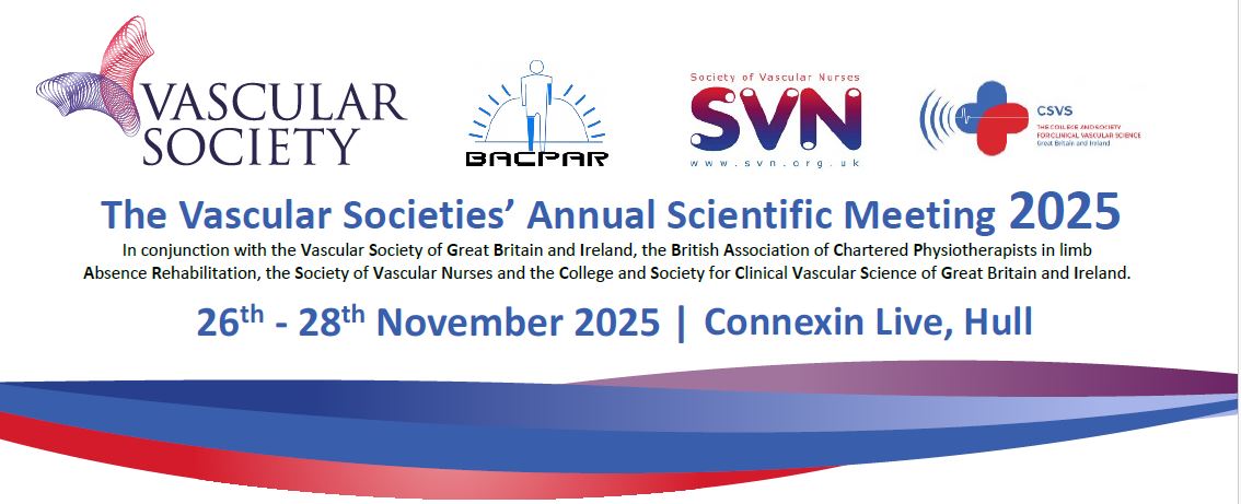 VSGBI's tweet image. MDT CASE SUBMISSIONS AT THE VS ASM 2025!
Case submissions are invited from nurses, scientists and all grades of resident doctors involved in caring for Vascular patients including trainee members of the joint Vascular Societies&apos;
ℹ️ Info found here - vascularsociety.org.uk/annual-meeting…