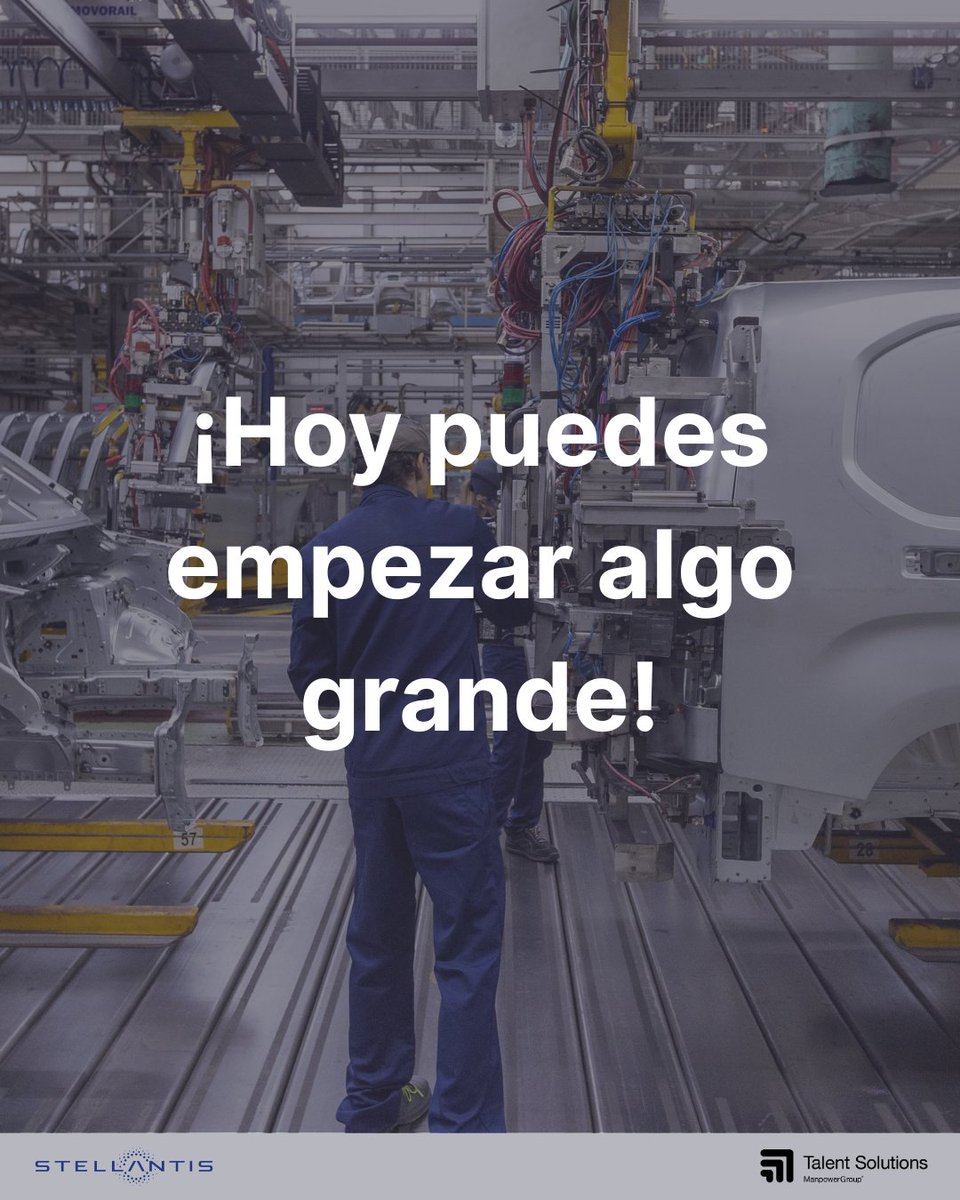 ¿Sin experiencia en el sector y con ganas de crecer? Súmate al futuro de la automoción en Vigo. Formación 100% a cargo de la empresa y tecnología de vanguardia. ¡Forma parte de algo grande! bit.ly/4lqTXl2