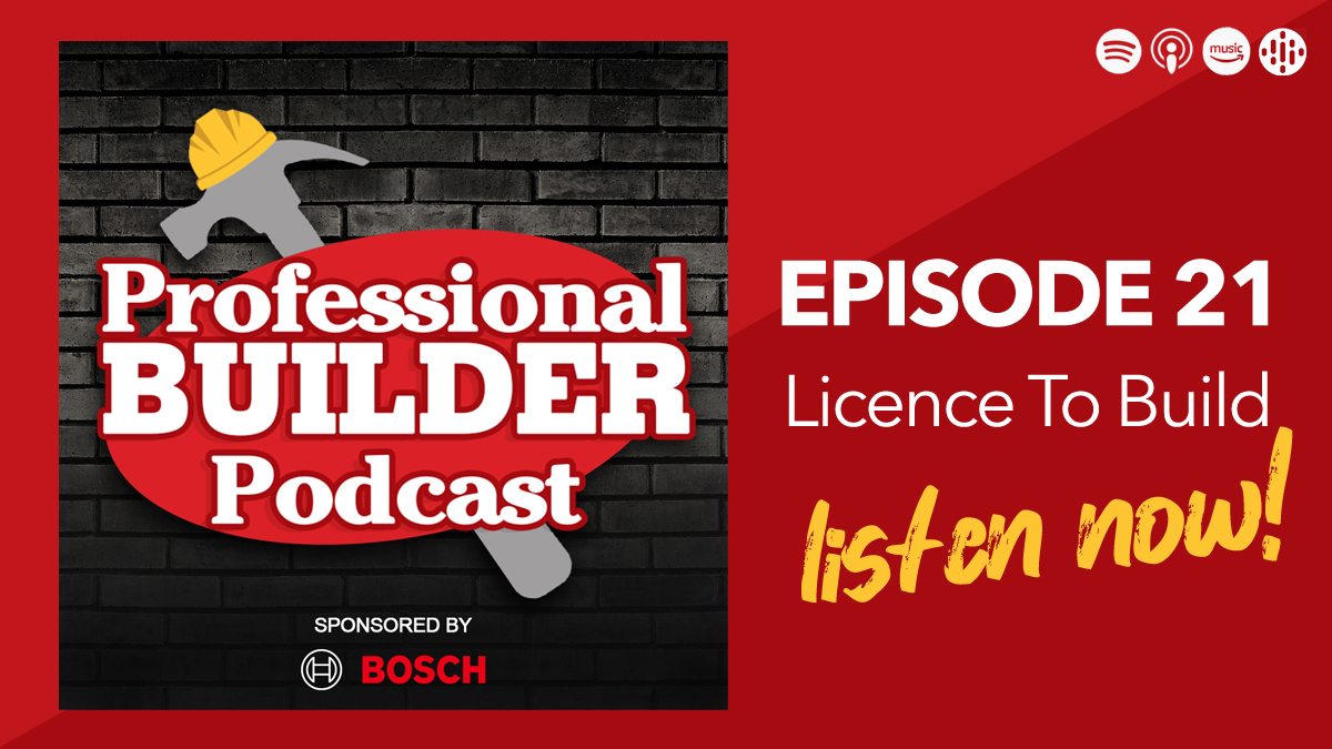 In the latest edition of the Professional Builder Podcast, sponsored by Bosch, we talk to the Chief Executive of the Federation of Master Builders, Brian Berry about the trade association’s ‘licence to build’ campaign.

Listen now - bit.ly/4kj7Lx9