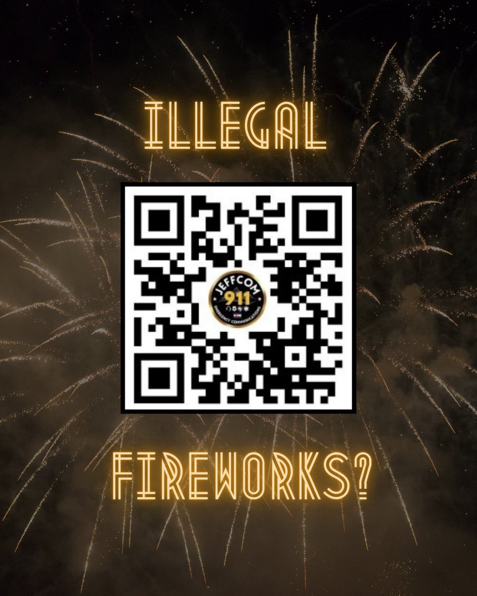 jeffcom911co's tweet image. 🎇You can report illegal fireworks online or through the Jeffcom app as well as the Fireworks Hotline at 303-980-7340.📲