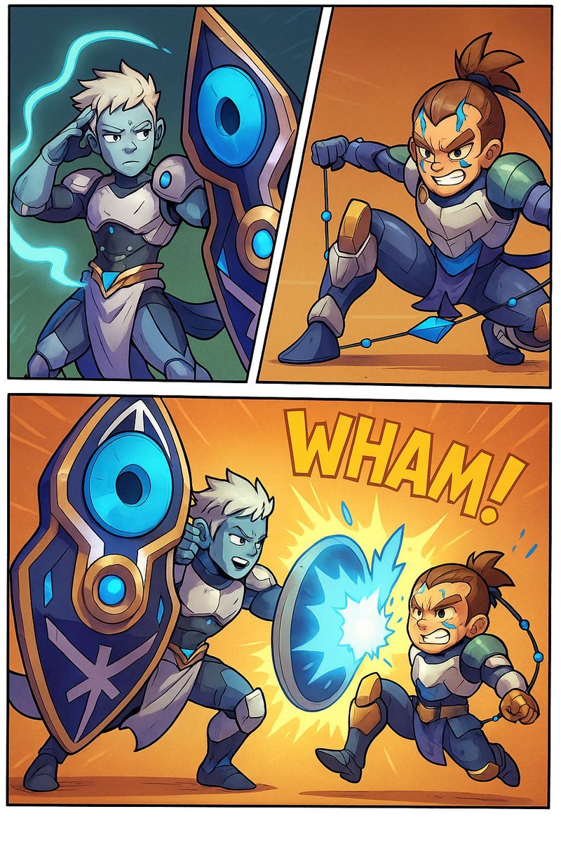 Shield meets shield..

but only one remains standing 🛡️