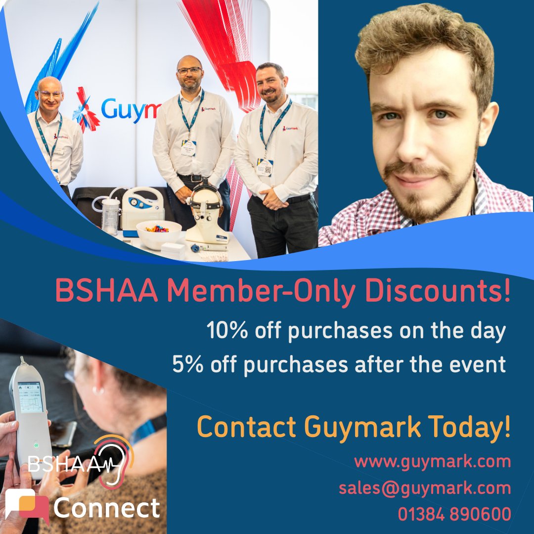 TWO FANTASTIC TYMPANOMETRY SESSIONS WITH DR ROB MACKINNON AND GUYMARK!

We were delighted to welcome Dr Rob MacKinnon and Guymark to BSHAA Connect in Manchester last week.

 📧 sales@guymark.com
 📱 01384 890600
 🌐 guymark.com

#BSHAA70 #BSHAA #BSHAAConnect