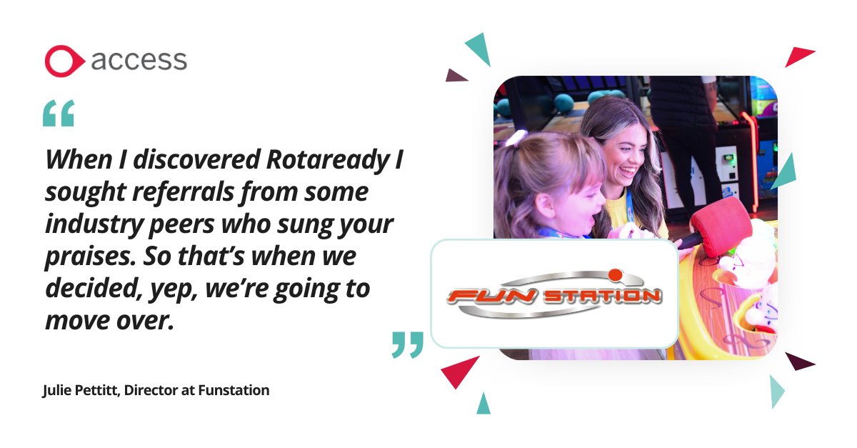 We're delighted to share a brand new customer story from <a href="/rotaready/">Rotaready</a> with the wonderful team at Funstation Group 💙 Since implementing Rotaready, Funstation has been able to better deploy over 47 hours each week and achieve an ROI of 426% 👏🏻 Read more ow.ly/uxxj50WjvXY