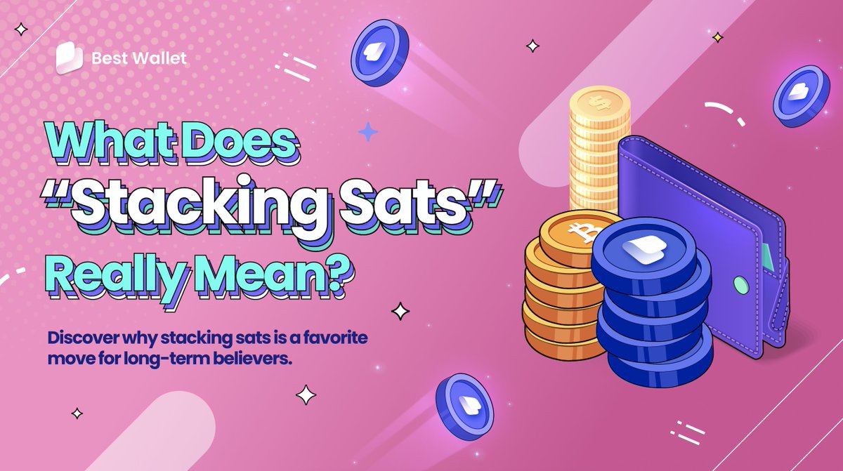 Stacking sats” is one of the most popular phrases in Bitcoin culture. ⚔️ It  refers to buying small amounts of BTC consistently — even just a few  dollars at a time. 💵