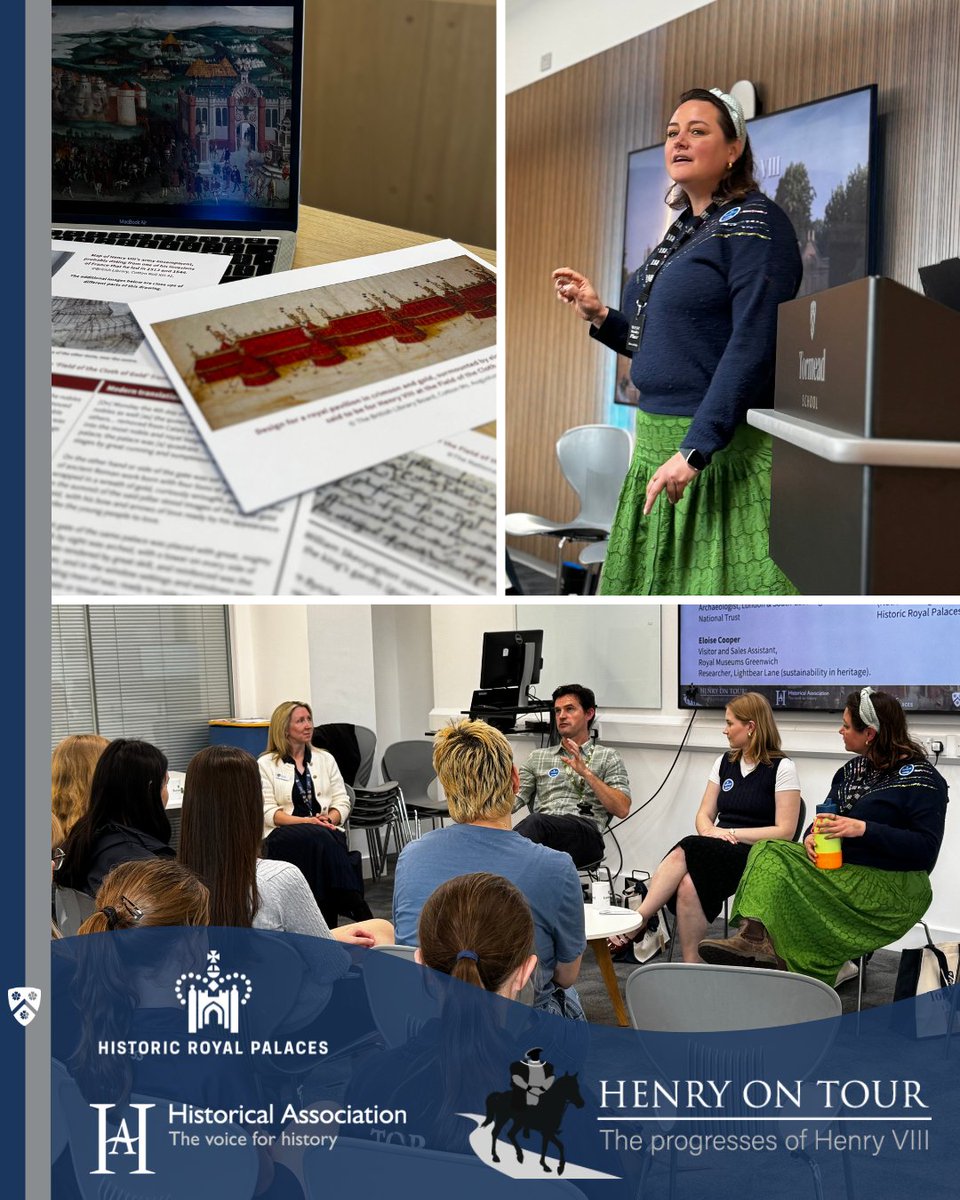 As part of her Teacher Fellowship Programme, our Director of Humanities, Dr Carrel, recently delivered three workshops in the style of an enquiry. The overarching big question was "How can we explore the progresses of Henry VIII in the 21st Century?".