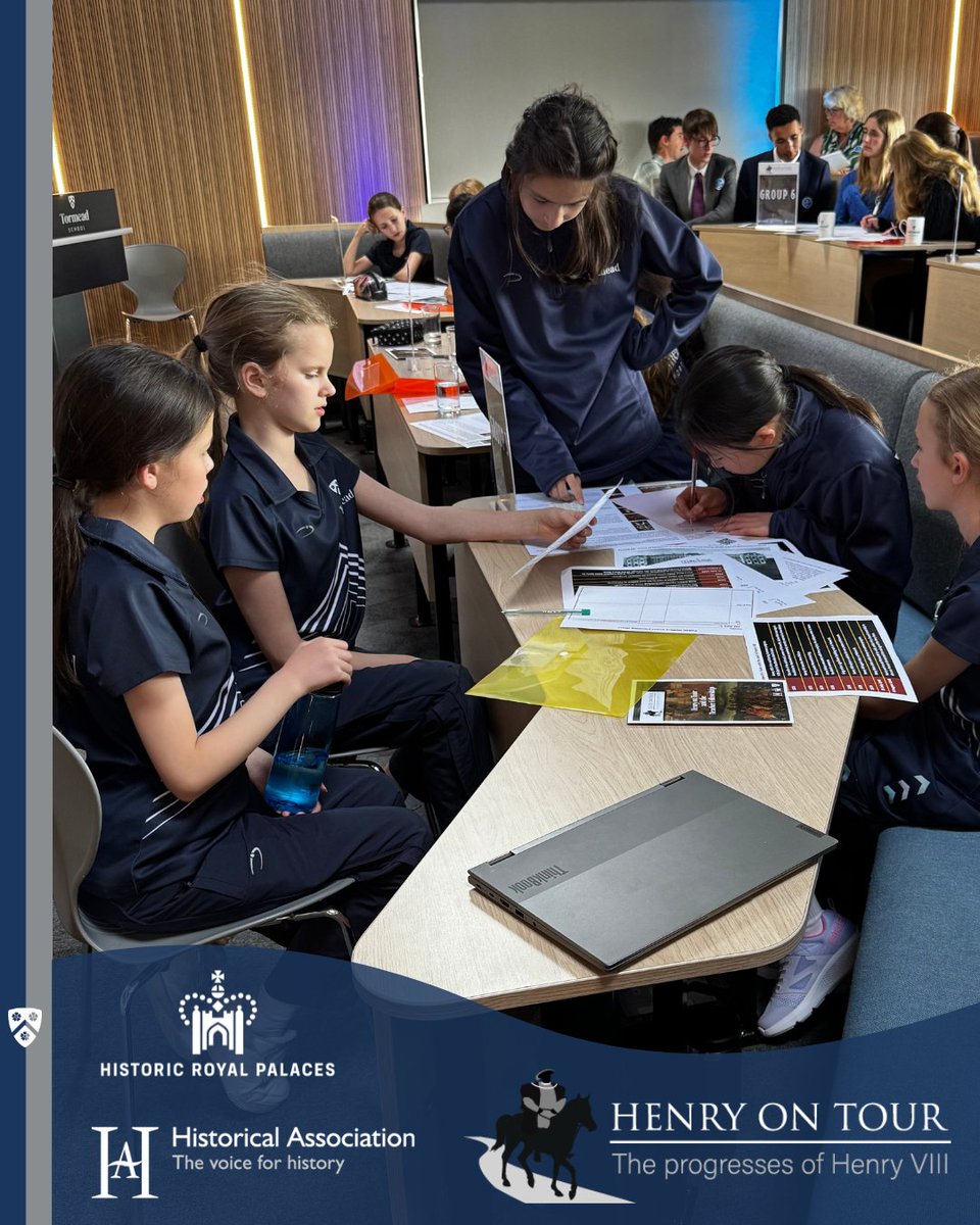 TormeadSchool's tweet photo. As part of her Teacher Fellowship Programme, our Director of Humanities, Dr Carrel, recently delivered three workshops in the style of an enquiry. The overarching big question was "How can we explore the progresses of Henry VIII in the 21st Century?". https://t.co/LFoc2DEGWG