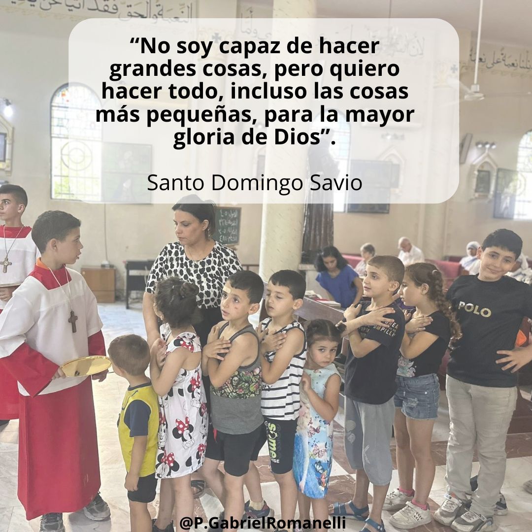 PGabRomanelli's tweet image. 🙏🏼 Santo Domingo Savio, tu que supistes preservar el corazón en la inocencia bautismal, ruega por nosostros.