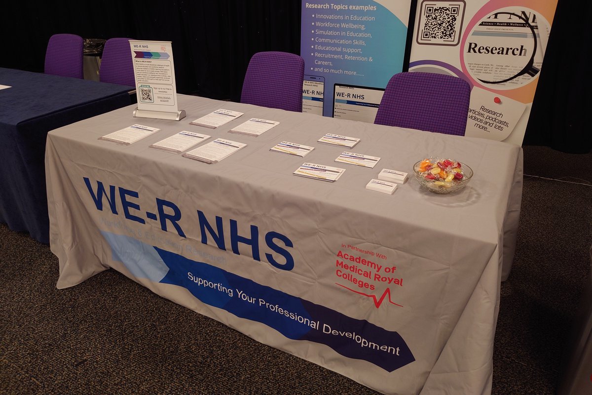 WE-R NHS - Workforce & Education Research (@we_r_nhs) on Twitter photo We're here until 2pm today, so do please make your way downstairs at #ASME2025 with the <a href="/asmeofficial/">Association for the Study of Medical Education</a> to say hi! We're here until 2pm today, so do please make your way downstairs at #ASME2025 with the <a href="/asmeofficial/">Association for the Study of Medical Education</a> to say hi!