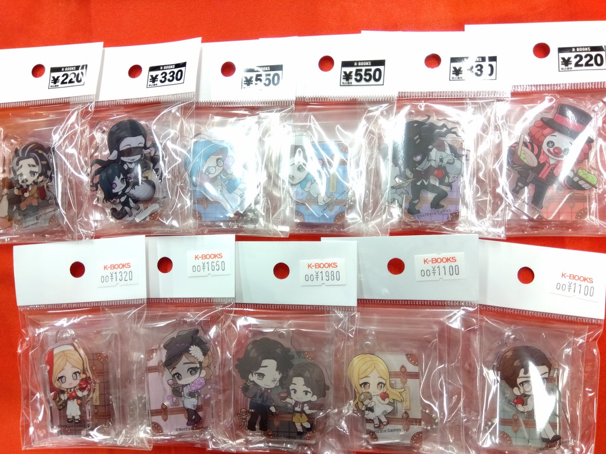 入荷情報】 第五人格 フェア Fun Trip in アニメイト アクリルスタンド