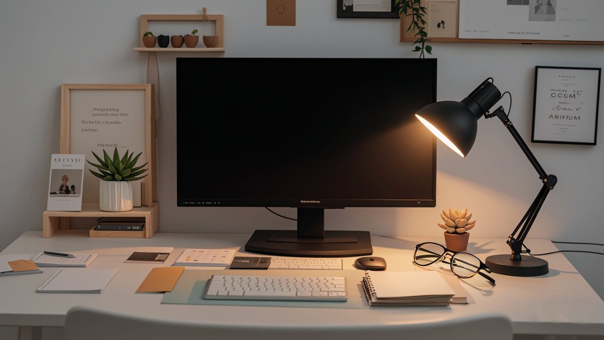 funlicht28692's tweet image. Did you know? Ordinary lights can cause screen reflections and make it hard to see clearly! ❌ The non - symmetric light design of FUNLICHT illuminates the screen precisely, giving you a clear view. #FUNLICHTScreenLight #ScreenLight #GlareFreeView