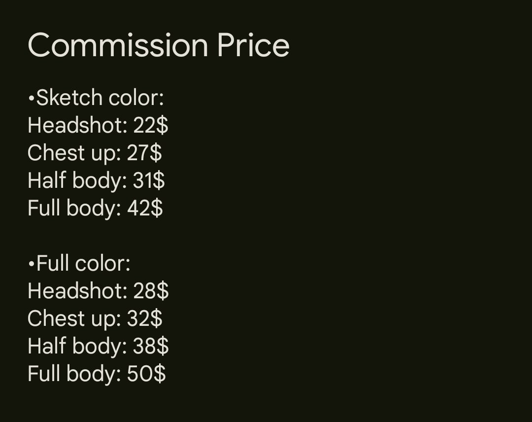 _ahniyalis's tweet image. I need money so.... Im opening color sketch wailist for August (started at the first week in August) 
If u interest, here is my Kofi link👇🏽:
ko-fi.com/ahniyali1505
#commisionopen #art