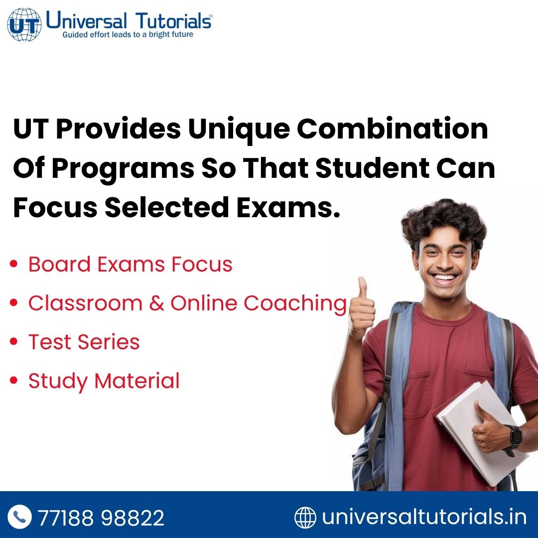 utofficial1998's tweet image. Unlock   your full potential with Universal Tutorial! Choose from classroom &amp;amp;   online coaching, test series, and expert study material to ace your board   exams. Focus, prepare, and succeed with UT! 
#BoardExamSuccess   #StudySmart #UniversalTutorial #TestSeries #OnlineCoaching