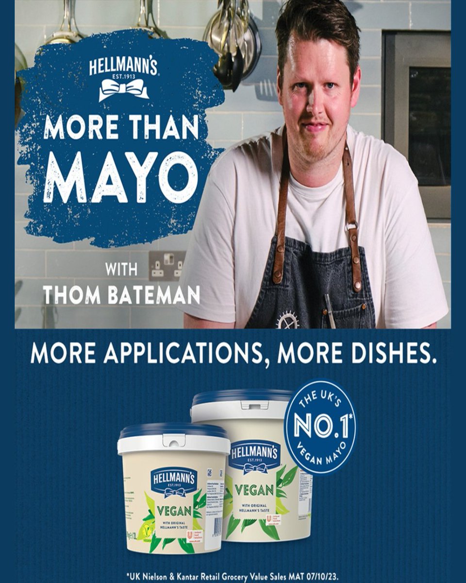 Hellmann's vegan mayo is delicious, creamy and 100% egg-free!

Code - 98251