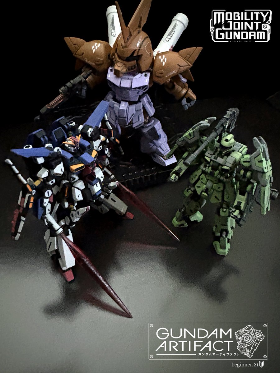 21Beginner's tweet image. #上半期に制作した作品見せて下さい
ガンダムアーティファクト を2機
モビリティジョイント を1機
製作しました!
#ガンプラ好きと繋がりたい
#ガンダム好きと繋がりたい
follow🔄follow