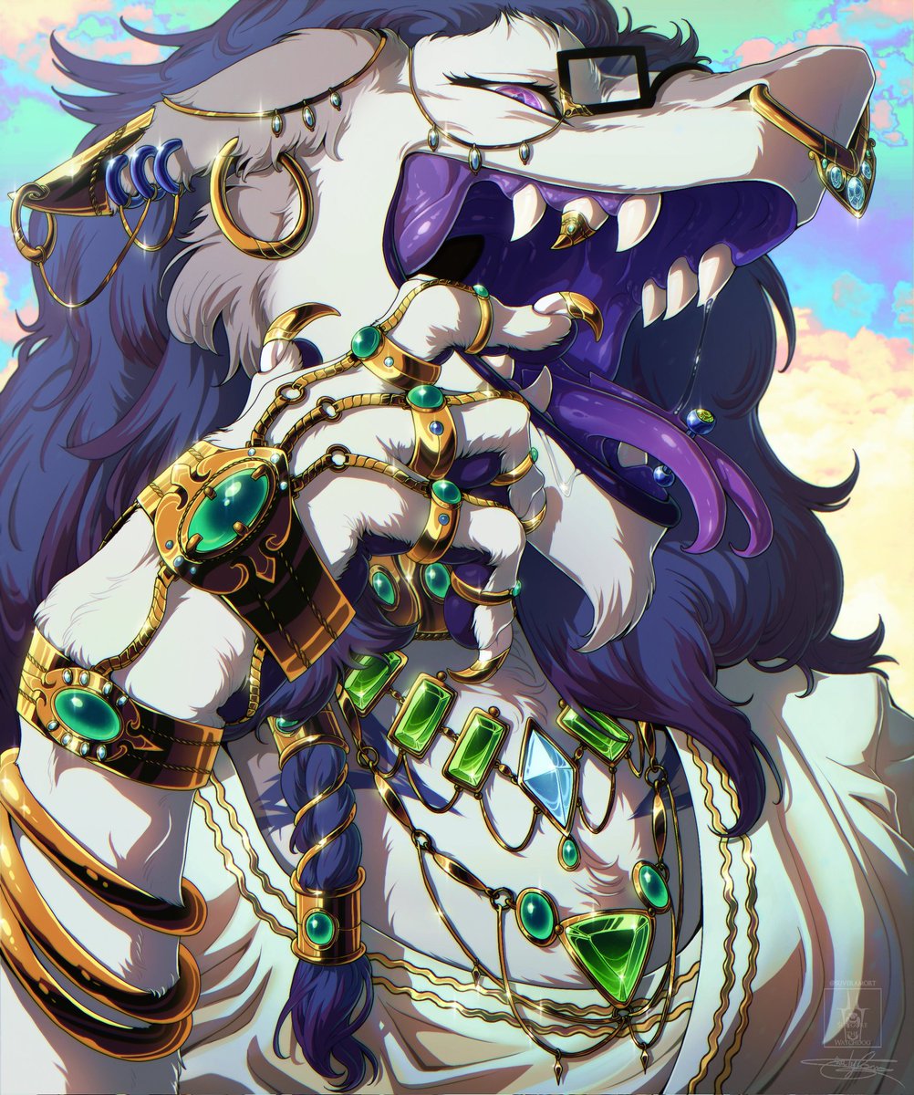 fun work done for <a href="/Talowoverae/">Taloverae</a> ! #mawshot #sergal #digitalart