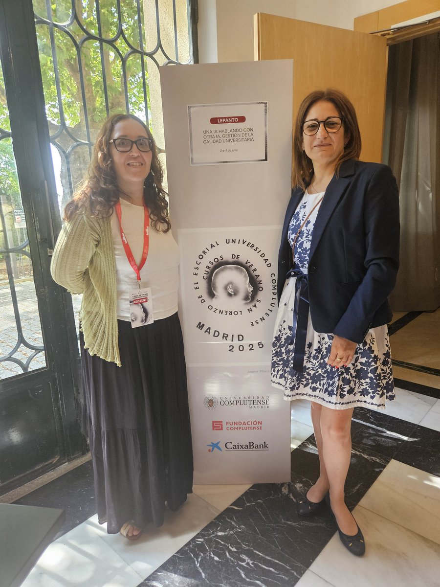 La Unitat de Qualitat participa a El Escorial en el curs d'estiu organitzat per la UCM: "Una IA hablando con otra IA. Gestión de la calidad universitaria."