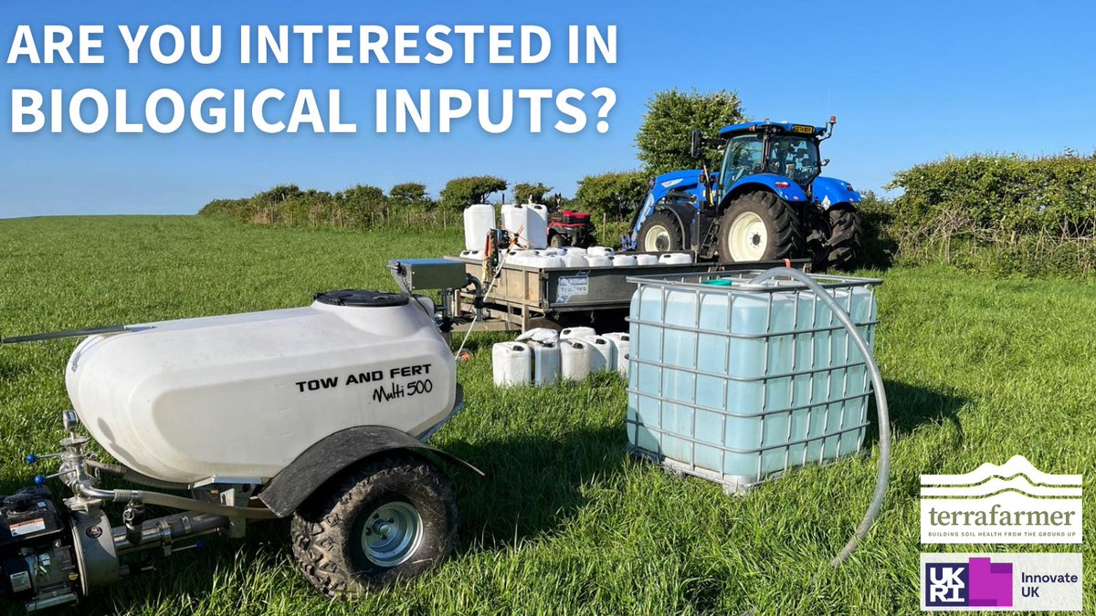 Terrafarmer (@terrafarmer_ag) on Twitter photo Did you know we're trialing 6 biological inputs across Welsh farms in real-world situations to help farmers make informed, practical decisions on their use?
👀Find out more about the <a href="/innovateuk/">Innovate UK</a>-funded Terrafarmer Biologicals Project 👇
terrafarmer.co.uk/the-terrafarme…
#Groundswell25 Did you know we're trialing 6 biological inputs across Welsh farms in real-world situations to help farmers make informed, practical decisions on their use?
👀Find out more about the <a href="/innovateuk/">Innovate UK</a>-funded Terrafarmer Biologicals Project 👇
terrafarmer.co.uk/the-terrafarme…
#Groundswell25