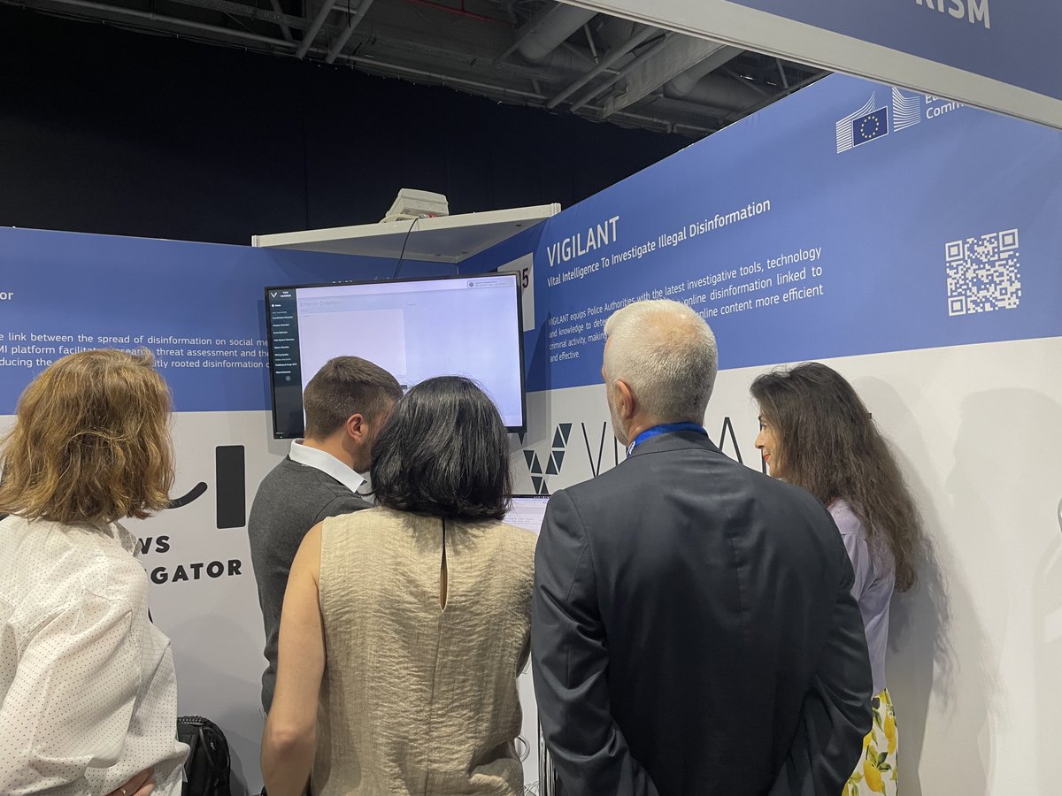 📌 Last week, the #VIGILANTProject took part in the Security Research Event 2025 at EXPO XXI in Warsaw, joining leading voices in #EU civil #security and #innovation.
✨ Thanks to all who stopped by our booth and engaged with our work!
📎 bit.ly/4ludmBQ

#SRE2025