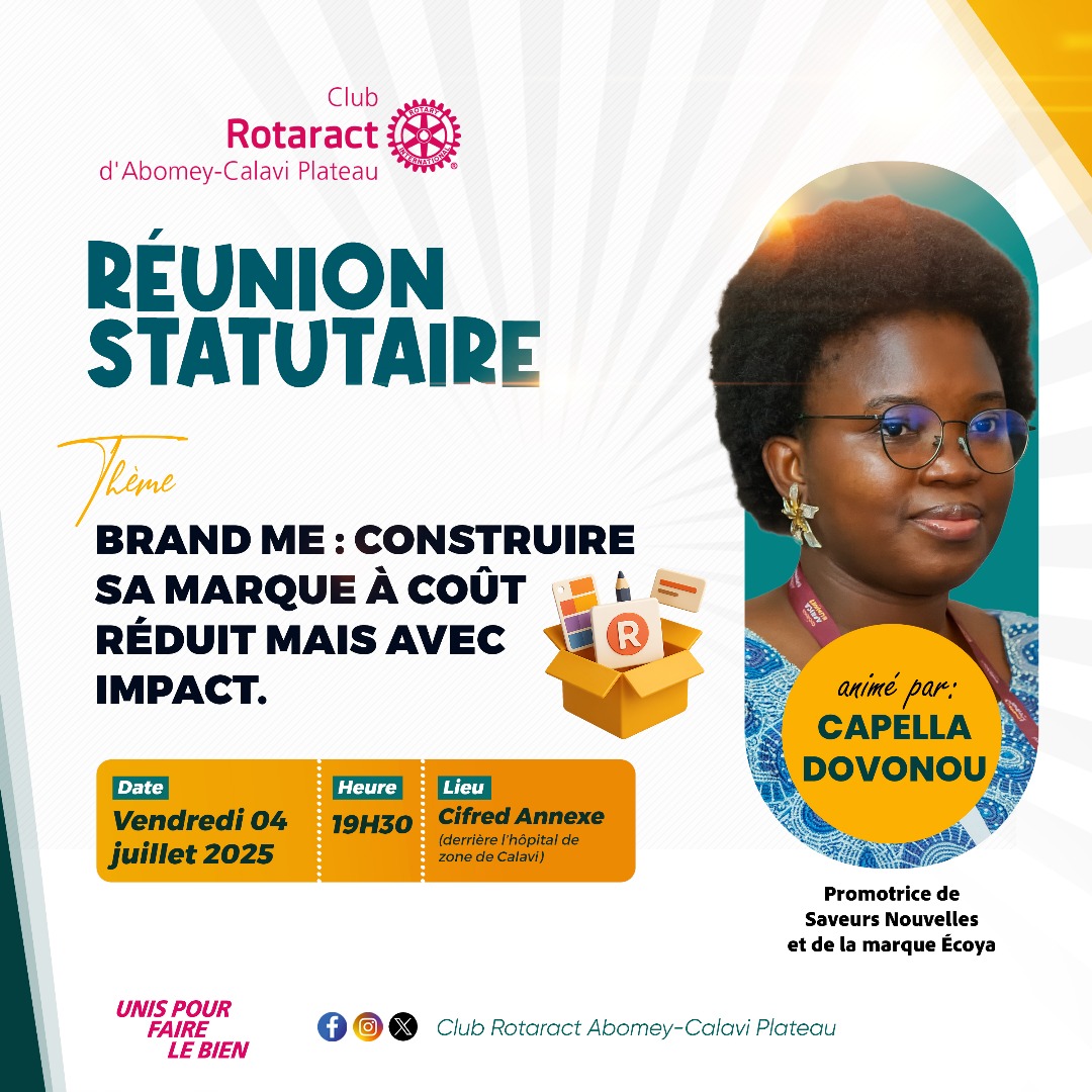 Rotaract Club d'Abomey-Calavi Plateau ⚙ tweet media