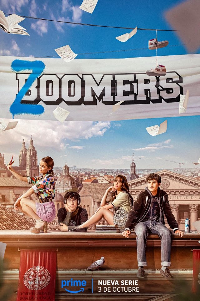FilmHunters_es's tweet image. 🟡ESTRENO🟡
@PrimeVideoES estrenará #Zoomers, el próximo 3 de octubre
La serie sobre la Generación Z está protagonizada por Biel Rosell, Azul Guaita y Berta Castañé y dirigida por Óscar Pedraza
