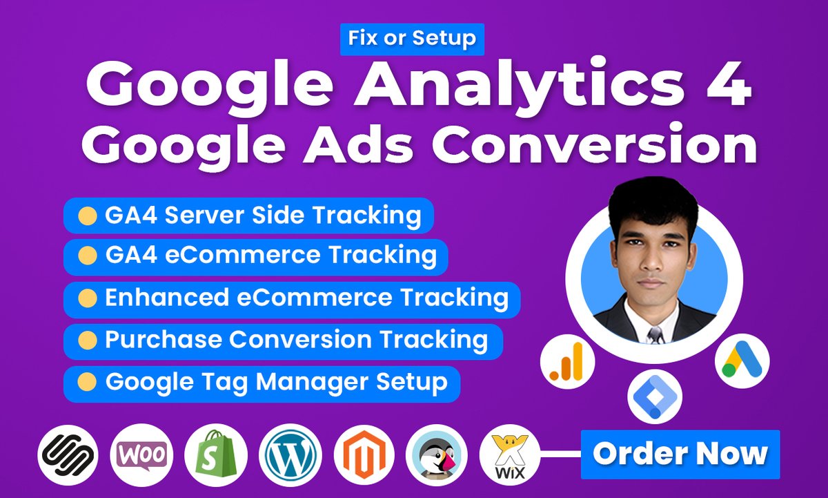 MdHedayetulhadi's tweet image. GA4 isn’t optional anymore.
And if you’re not using server-side GTM, you’re only seeing half your funnel.
Let me install what Google should have told you → fiverr.com/s/NNL7E8p
#GA4Simplified #GTMExpert #DataTracking #MarketingAnalytics