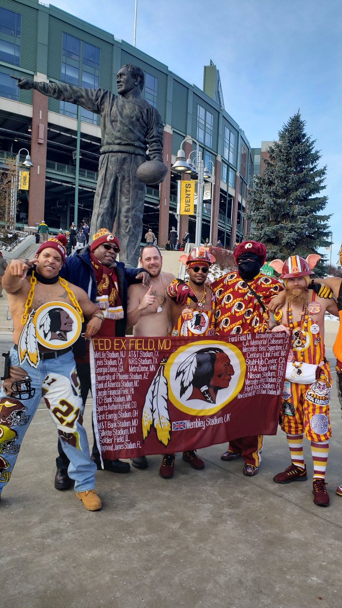 RallyCaptain's tweet image. #TBT Circa Dec 2019. Redskins vs Green Bay. What a day!!!
REP IT HARD OR DON'T REP IT AT ALL!!!™️