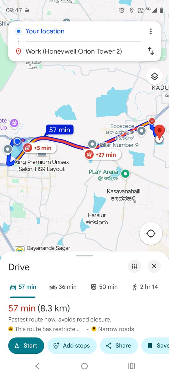 ashwin247534's tweet image. #Bengaluru #Devarabeesanahalii @ORCCA Now I am getting clarity about 8/80 kilometres charges by private vehicles 😄. #bengalurutraffic