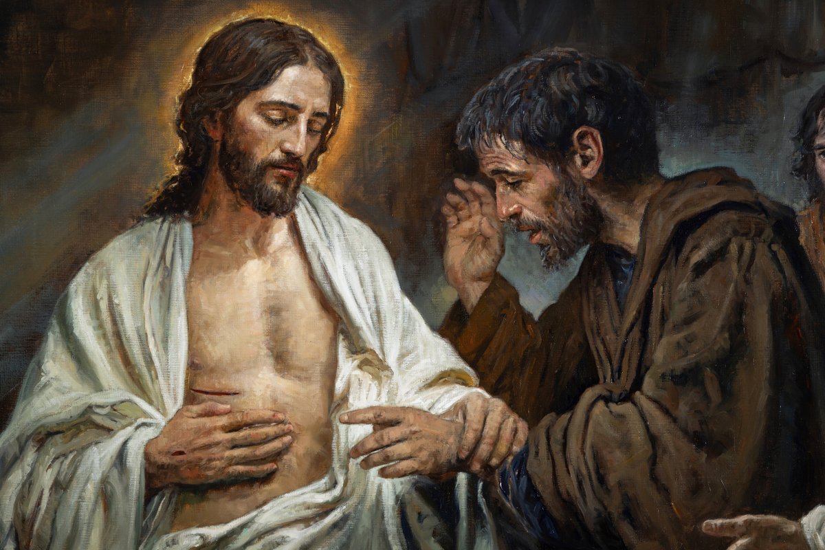 Raul_Berzosa's tweet image. «¿Porque me has visto has creído? Bienaventurados los que crean sin haber visto».
Jn. 20, 29
Hoy festividad de Santo Tomás Apóstol.
Obra realizada para la capilla de Sto Tomas Apóstol, situada en la rectoría de la Iglesia de St. Kilian en Mission Viejo (California, EEUU).