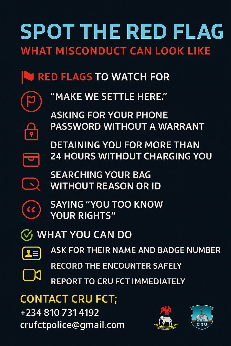 FCT POLICE COMMAND COMPLAINT RESPONSE UNIT tweet media