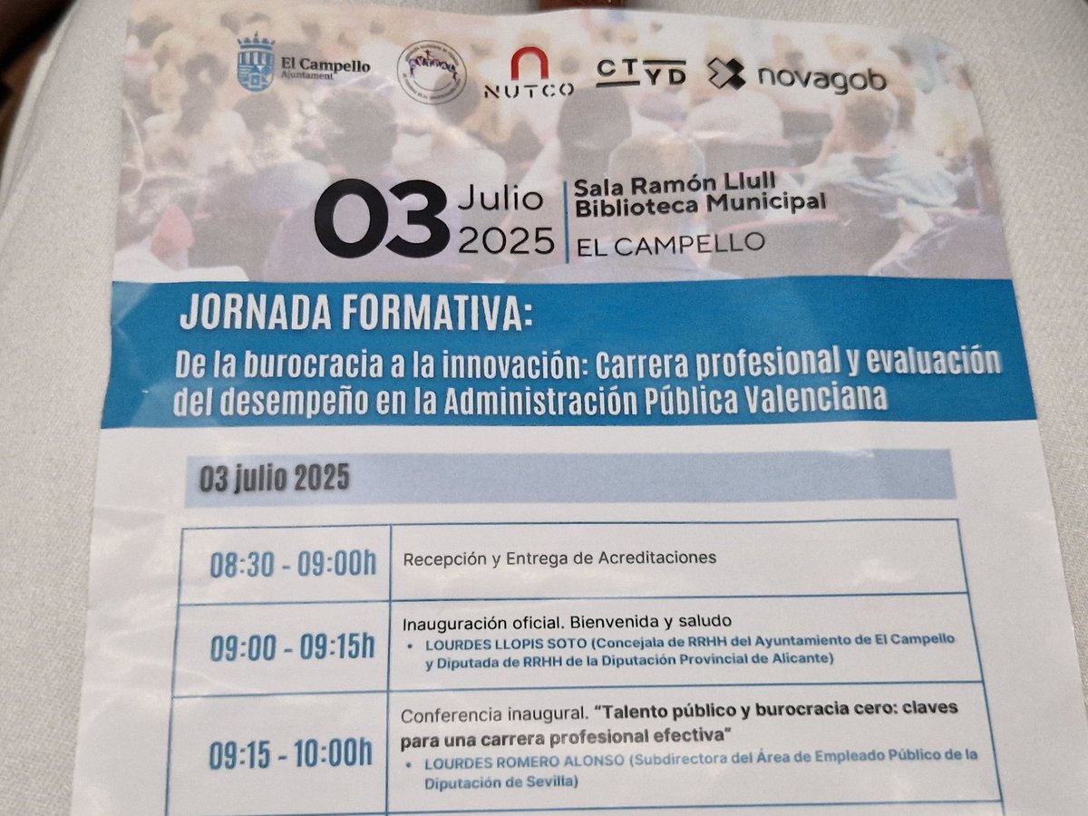 Por fin llego 😅
De la #Burocracia a la #Innovación 
<a href="/nutco2015/">Nutco</a>
<a href="/Avtpal/">Técnicos Personal CV</a>