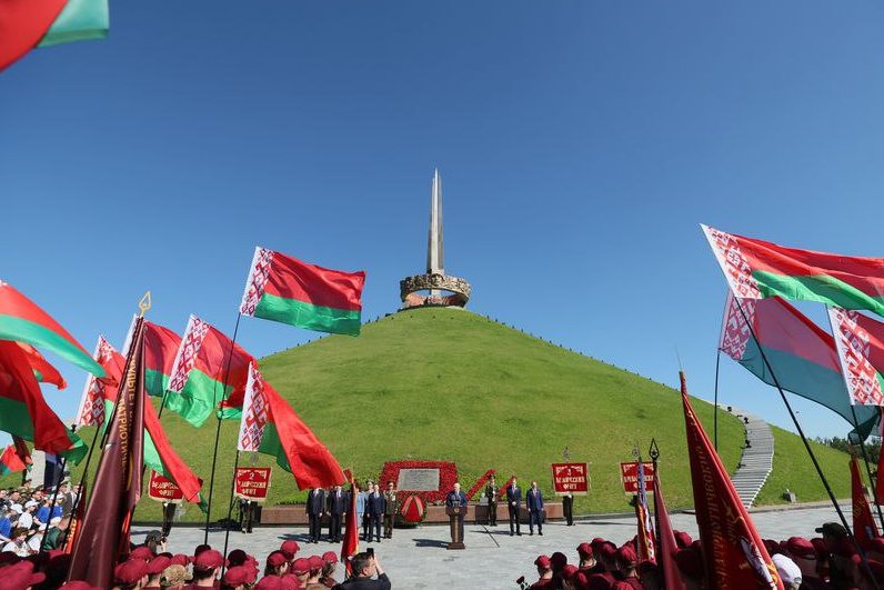 While Lukashenka’s regime celebrates Belarusian ‘independence’ today, drowning the country in pro-Soviet state flags and WWII symbolism, 
there is no true independence, 
no real freedom, 
and no genuine celebration. 

This is what real-life dystopia looks like.