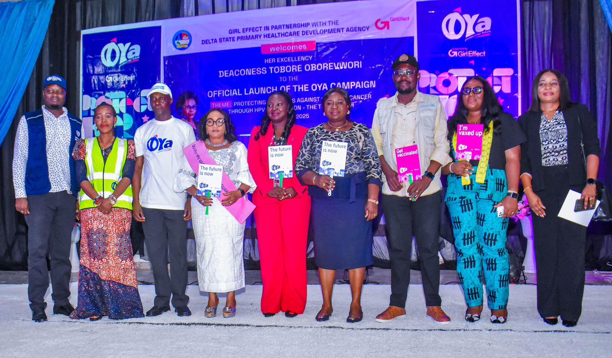 pan_ngr's tweet image. The Paediatric Association of Nigeria (PAN) was invited to the launch of the OYA Campaign a collaborative initiative between Delta State Primary Health Care Development Agency, Girl Effect, Noble Delta Women for Peace and Development which held on July 2, 2027, at the Unity Hall,…