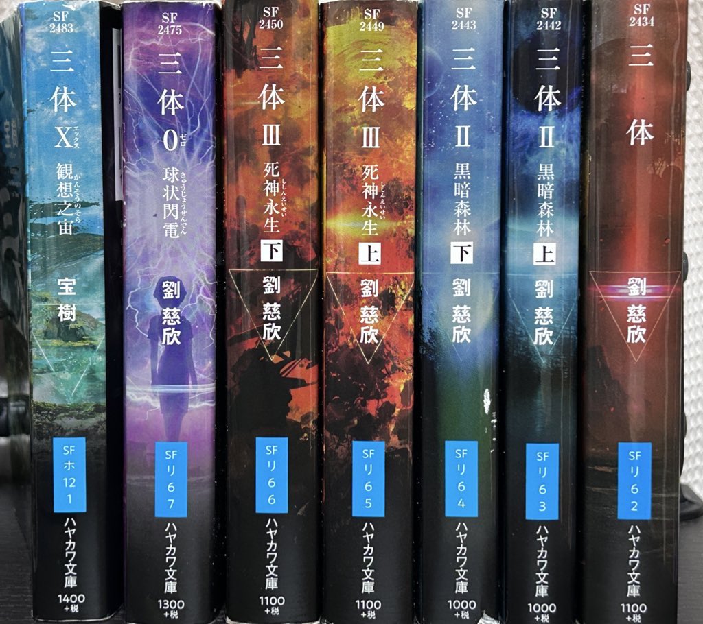 三体シリーズ、完走です