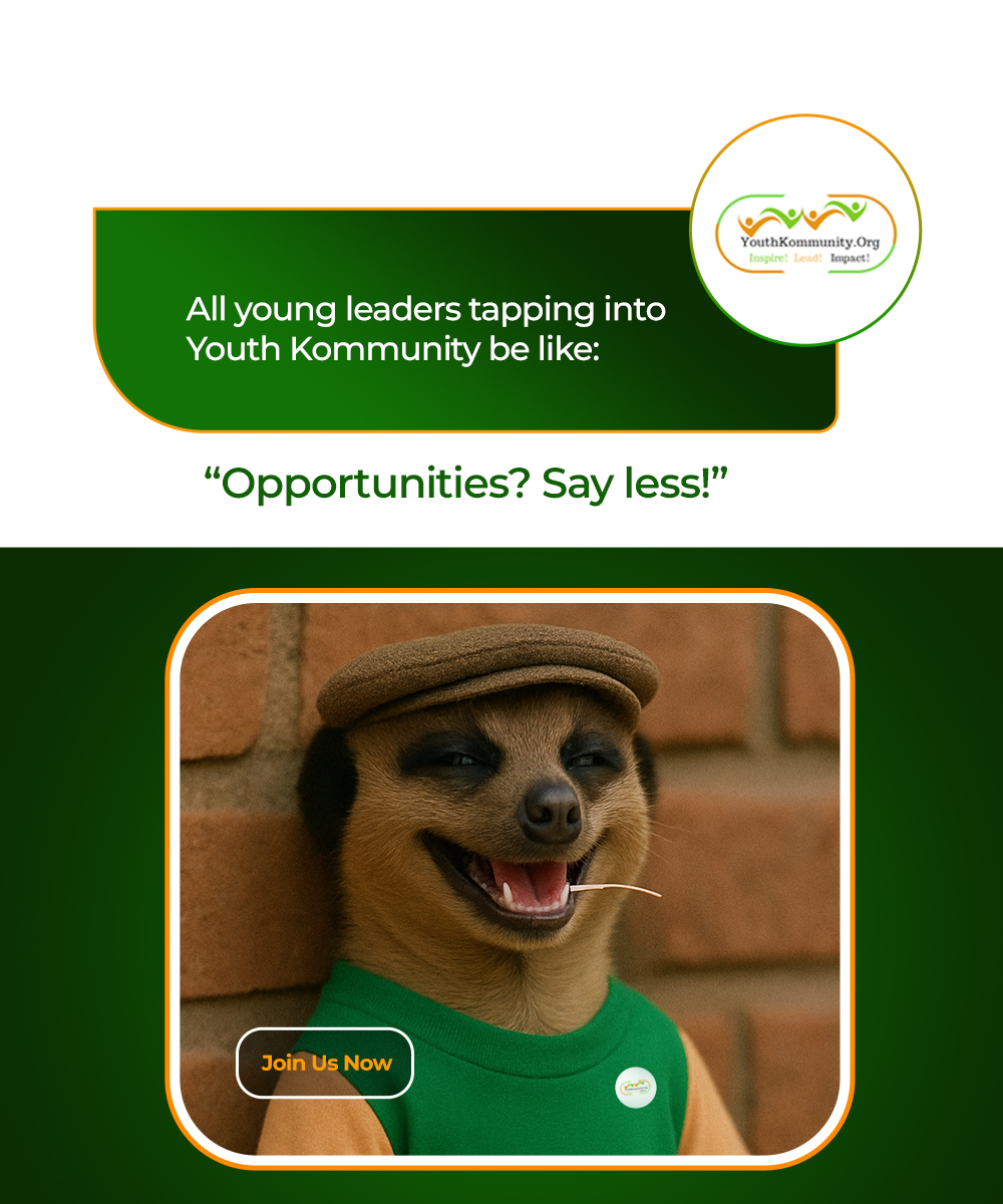 Mentorship, networking, skills training, and impact—it’s all here. Tap in! 

Join <a href="/YouthKommunity/">YouthKommunity.Org</a> now: forms.gle/8o2fvU6gXwjqc5….
