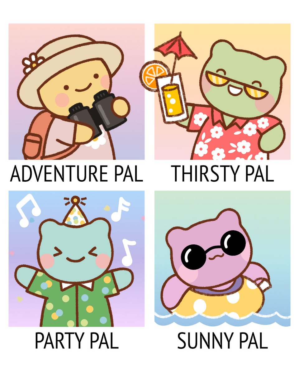 Summer looks good on everyone! ☀️ What summer Pal are you today?