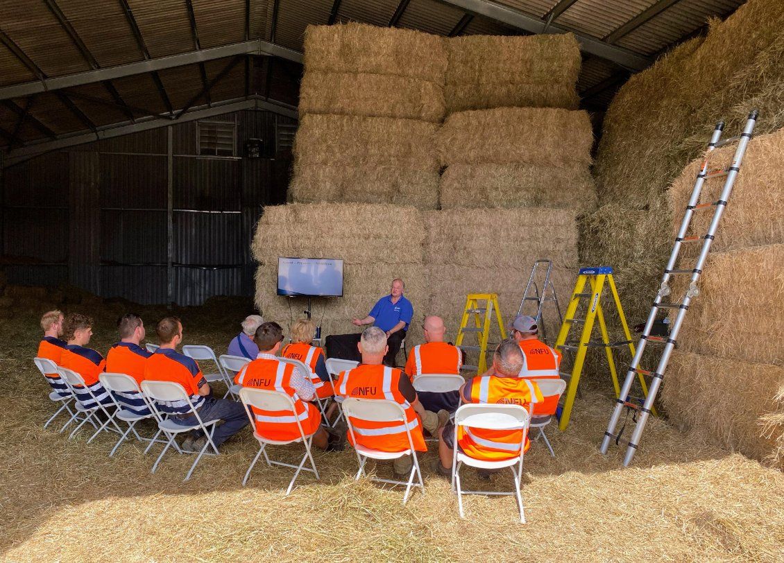 TtaWest's tweet photo. Over the past few weeks, we have been delivering the latest round of NFU workshops, visiting farms across Norfolk and as far afield as Kent.

This year’s focus is on the vital topic of “Falling Objects and Stacking at Height”—an essential area of farm safety. https://t.co/TuWDYu3dfr