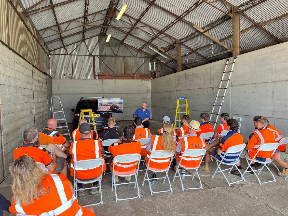 TtaWest's tweet photo. Over the past few weeks, we have been delivering the latest round of NFU workshops, visiting farms across Norfolk and as far afield as Kent.

This year’s focus is on the vital topic of “Falling Objects and Stacking at Height”—an essential area of farm safety. https://t.co/TuWDYu3dfr