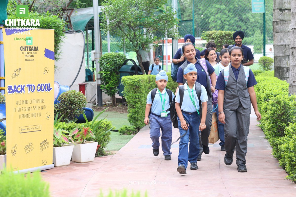 chitkara_school's tweet image. “Back to Cool: Welcoming Chitkarians After a Sunny Break with Learning and Fun” sets a vibrant tone for the year at Chitkara International School

-
#CIS #welcomingback #backtocool #summerbreak #fun #games #laughtershow #activites #learning #kids #ChitkaraInternationalSchool