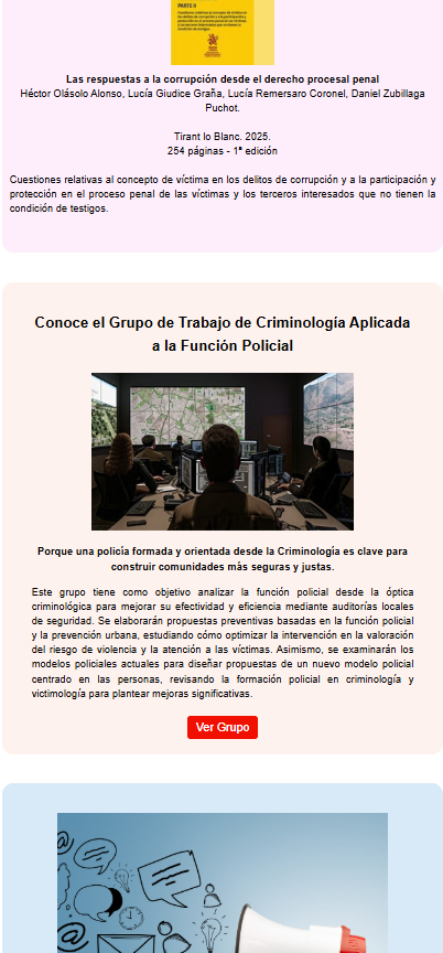 ColegioCrimMad's tweet photo. 🚨¡Échale un vistazo a la newsletter de julio! 
👉Formación que ofrecemos en otoño: perfiles criminales, entrevistas a víctimas y ciberinteligencia
👉Convenios, GTs y avance en regulación profesional
💥Descuentos y recomendaciones de libros y artícs
📩Ya en vuestro email colegial https://t.co/36pGnY7zeO