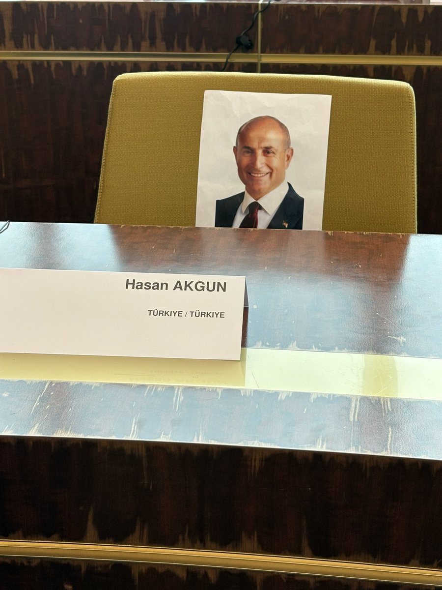 At Congress of Local and Regional Authorities today we stood up for colleague and friend Hasan AKGUN a Turkish Mayor held in prison, his only “crime” standing up for Democracy. 
Bryony Rudkin presented report on plight of imprisoned Mayors in Turkey 🇹🇷 
#FreeThemNow