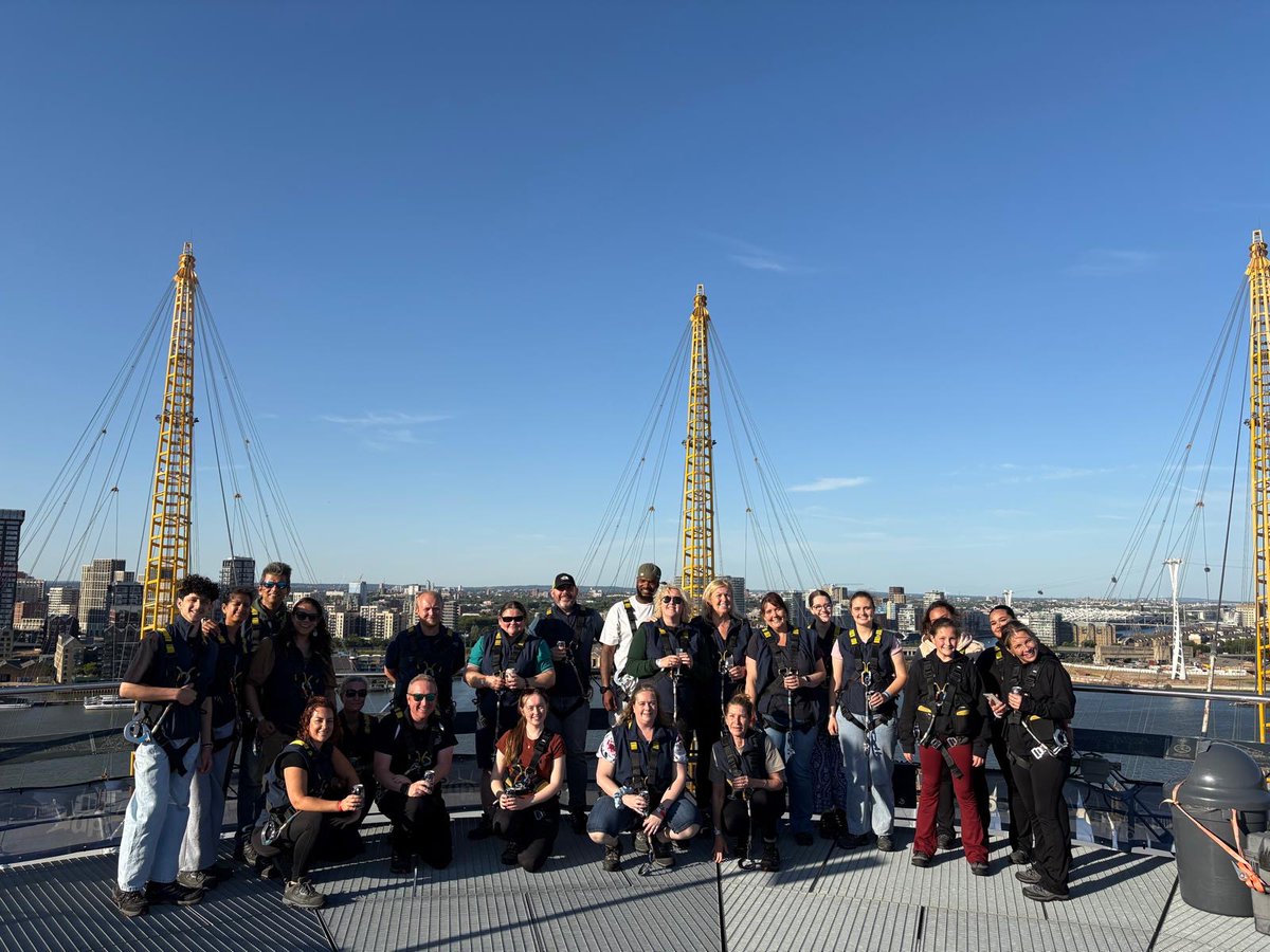Huge thanks to everyone who took part in the O2 climb yesterday! 🙌 Your teamwork, and enthusiasm made it an unforgettable experience. 🎉#O2Climb