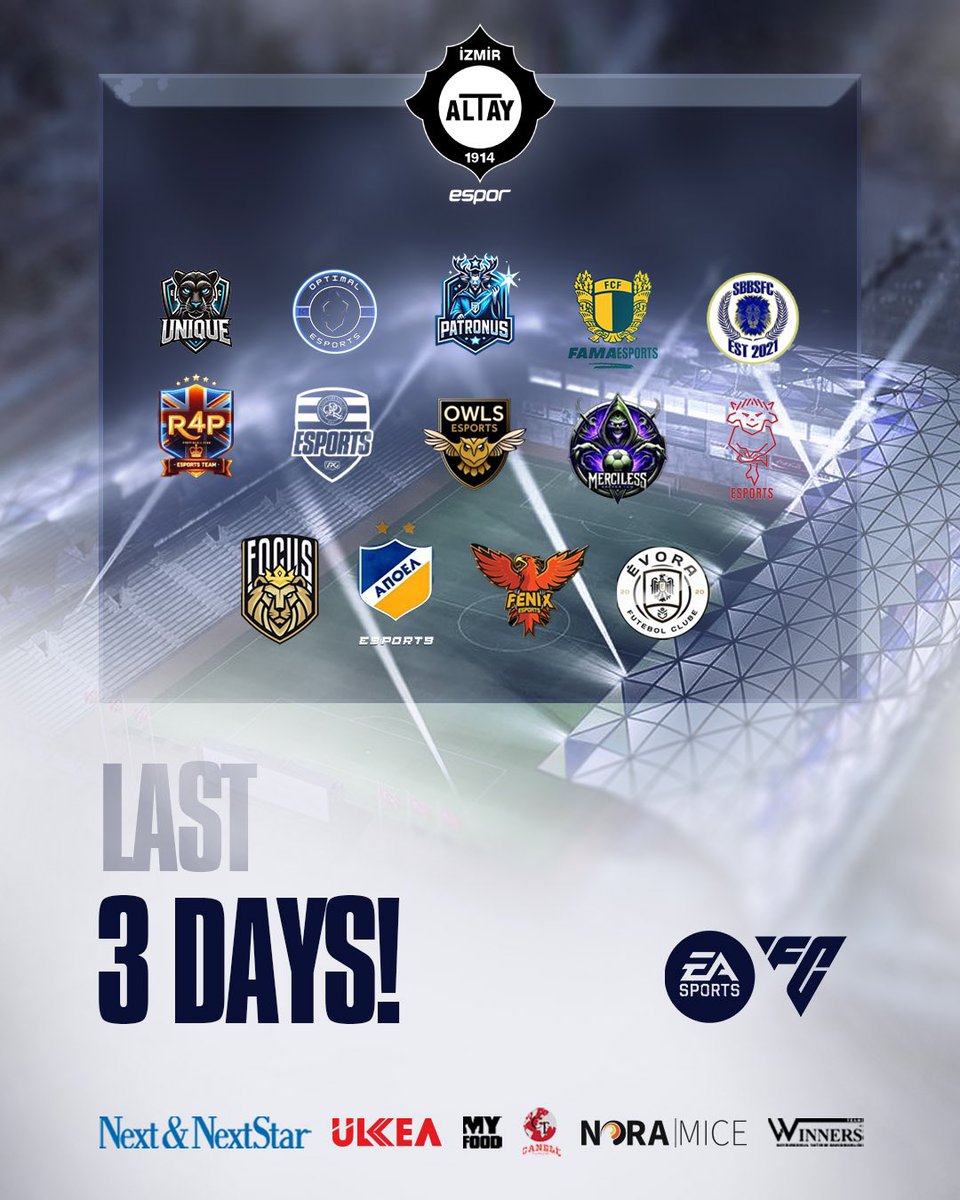 Altay Espor (@altayespor) on Twitter photo Let’s showcase the strength of our Pro Clubs community to the world! 💪🏼
<a href="/APOELFCEsports/">APOEL FC Esports</a>
<a href="/FcEvora/">F.C Évora</a>
<a href="/famaesports/">FC Famalicão Esports</a>
<a href="/FenixEAFC/">Fenix</a>
<a href="/FocusVFC/">Focus</a>
<a href="/ImpsEsports/">Imps Esports</a>
<a href="/MercilessVPG/">Merciless Esports</a>
<a href="/VPGPatronus/">Patronus</a>
<a href="/QPReSports/">QPR eSports</a>
<a href="/R4P11s/">R4P</a>
<a href="/sbbsfc/">SBBSFC</a>
<a href="/ShrewsEsports/">Shrewsbury Town eSports</a>
<a href="/OWLSEsportsX/">OWLS Esports🦉</a>
<a href="/Unique_Esportsx/">Unique Esports</a>
<a href="/OptimalVPG/">Optimal Esports</a> Let’s showcase the strength of our Pro Clubs community to the world! 💪🏼
<a href="/APOELFCEsports/">APOEL FC Esports</a>
<a href="/FcEvora/">F.C Évora</a>
<a href="/famaesports/">FC Famalicão Esports</a>
<a href="/FenixEAFC/">Fenix</a>
<a href="/FocusVFC/">Focus</a>
<a href="/ImpsEsports/">Imps Esports</a>
<a href="/MercilessVPG/">Merciless Esports</a>
<a href="/VPGPatronus/">Patronus</a>
<a href="/QPReSports/">QPR eSports</a>
<a href="/R4P11s/">R4P</a>
<a href="/sbbsfc/">SBBSFC</a>
<a href="/ShrewsEsports/">Shrewsbury Town eSports</a>
<a href="/OWLSEsportsX/">OWLS Esports🦉</a>
<a href="/Unique_Esportsx/">Unique Esports</a>
<a href="/OptimalVPG/">Optimal Esports</a>