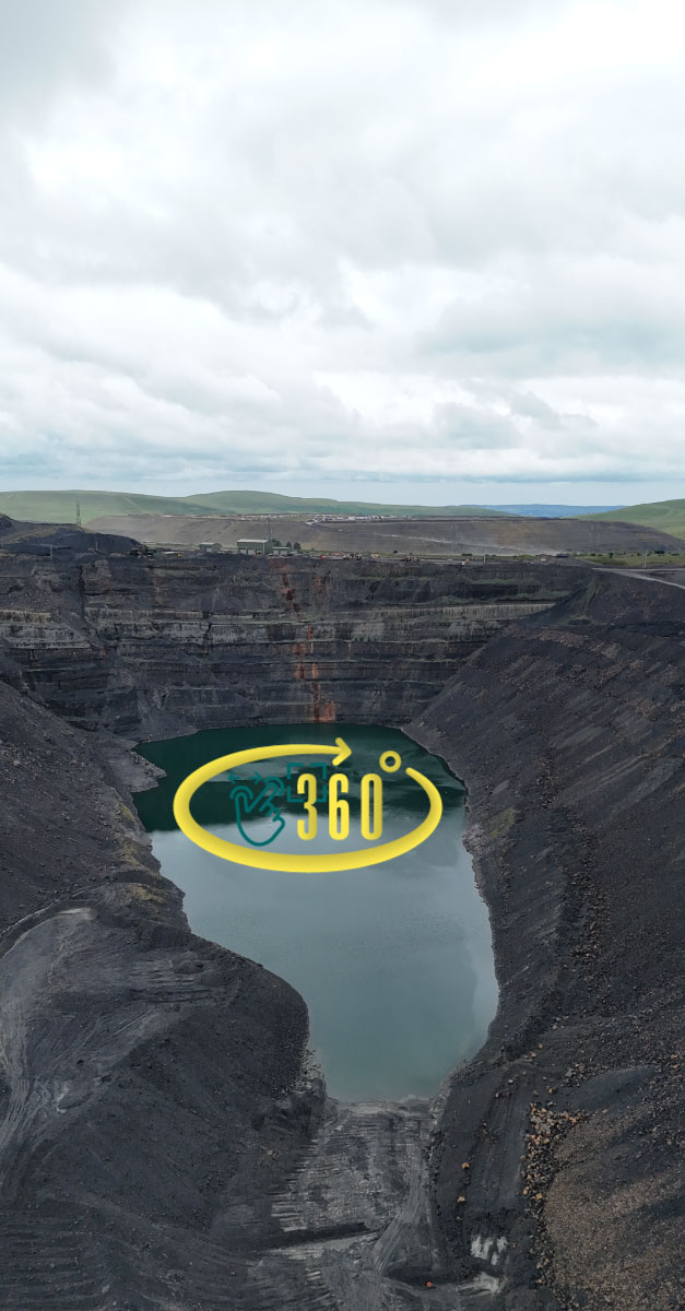 Restoration of the UK's biggest opencast coal mine is at risk as mining company tries to wriggle out of the contract. It would leave behind a dangerous landscape on the the doorsteps of 58k living in Merthyr Tydfil, South Wales. Explore our 360 gallery:  coalaction.org.uk/2025/07/02/360…