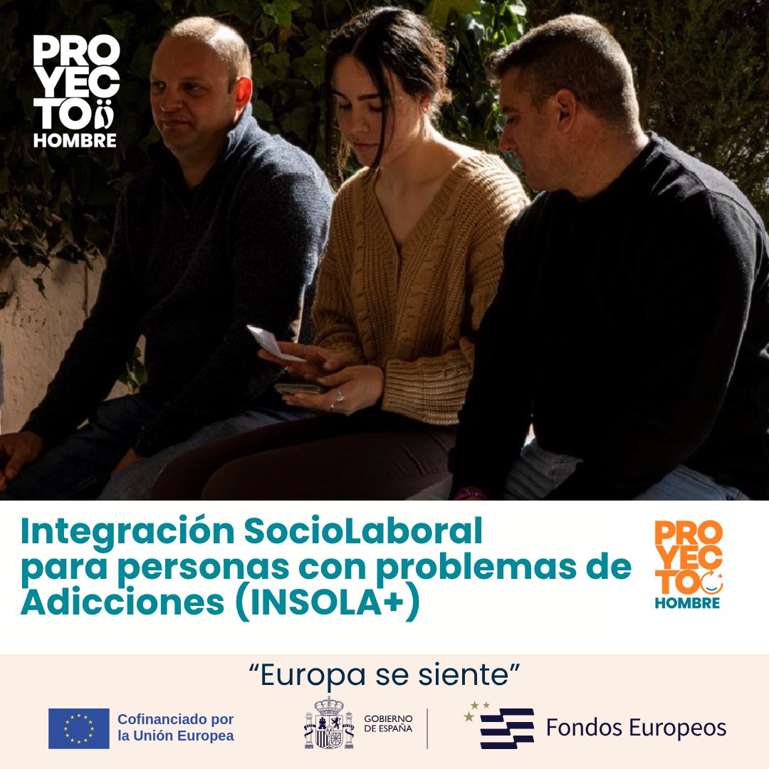 🔧INSOLA PLUS más que un programa de inserción laboral: Acompañamiento, formación y apoyo a personas que quieren reconstruir sus vidas tras una adicción.
🌱 Trabajar es también recuperar la autonomía.
👉 Descúbrelo aquí: proyectohombre.es/insercion-soci…